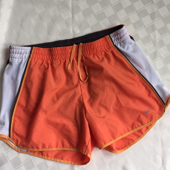 Nike Shorts Nike Fit Running Shorts Orange Poshmark